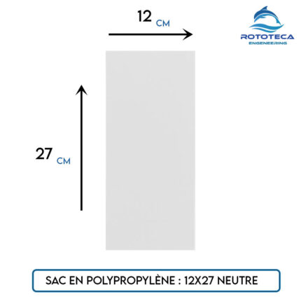 SAC PP NEUTRE 12×27 CM – 9 000S – Rototeca Tunisie