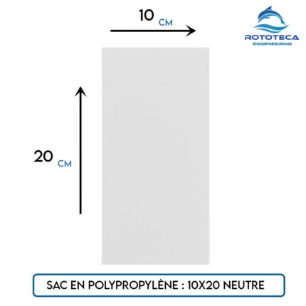 SAC PP NEUTRE 10×20 CM – 12 000S – Rototeca Tunisie