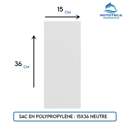 SAC PP NEUTRE 15×36 CM – 3 000S – Rototeca Tunisie