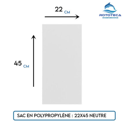 SAC PP NEUTRE 22×45 CM PERFORÉ – Rototeca Tunisie